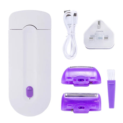 WATERPROOF PAINLESS HAIR REMOVAL WITH SAFELY SENSOR