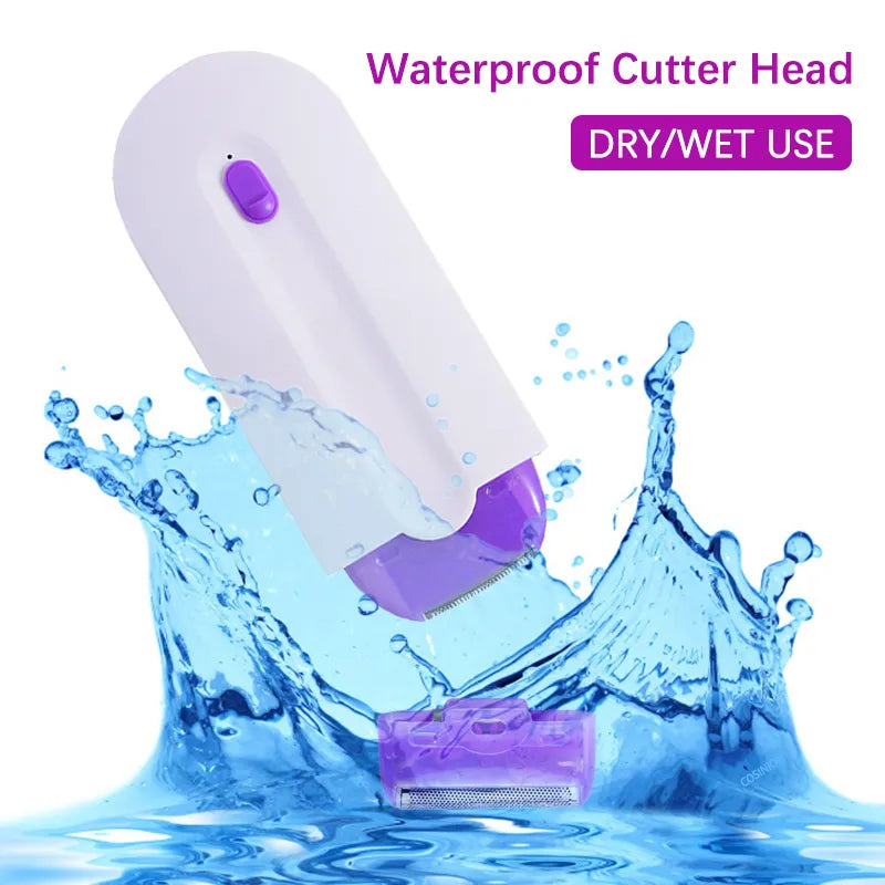 WATERPROOF PAINLESS HAIR REMOVAL WITH SAFELY SENSOR