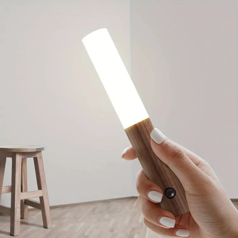 MAGNETIC WALL LED WOOD NIGHT LIGHT