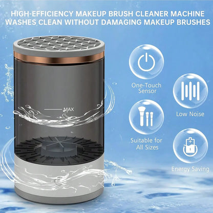 AUTOMATIC MAKEUP BRUSH CLEANING AND DRYING