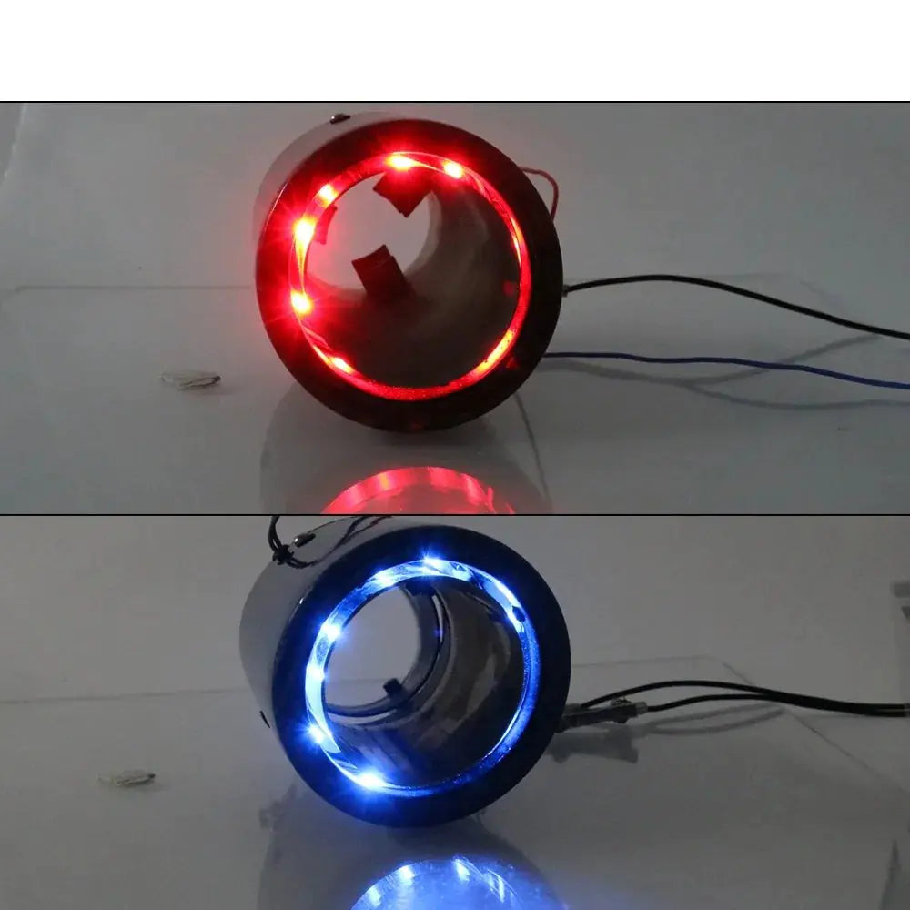 CAR AND MOTORCYCLE EXHAUST LED LIGHT PIPE