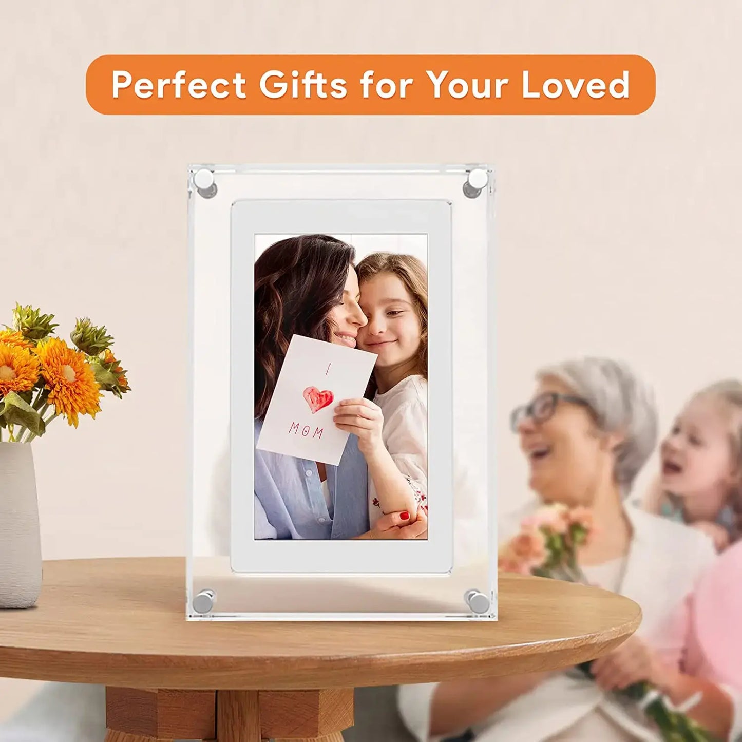 ACRYLIC DIGITAL PHOTO FRAME GIFT