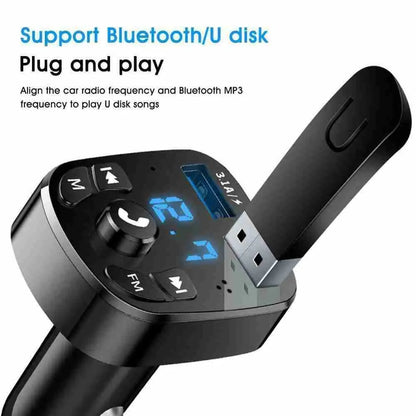 BLUETHOOT FM TRANSMITTER CAR PLAYER KIT