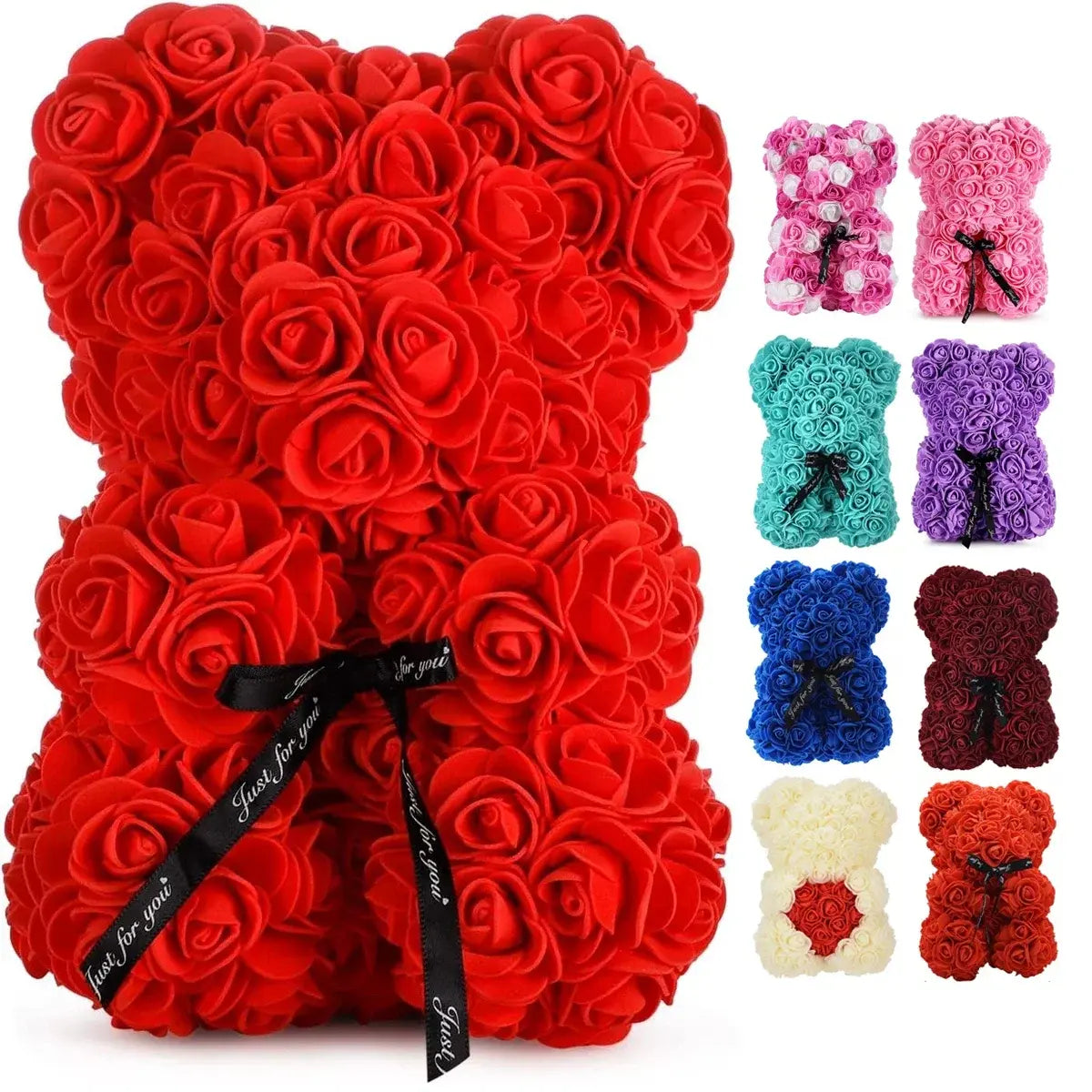 FLOWER ROSE TEDDY BEAR