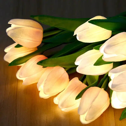 LED TULIP LAMP WITH NIGHT MODE