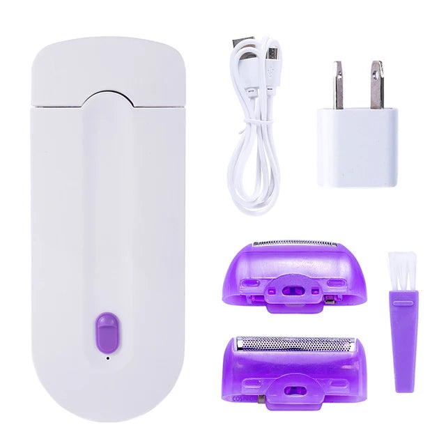 WATERPROOF PAINLESS HAIR REMOVAL WITH SAFELY SENSOR