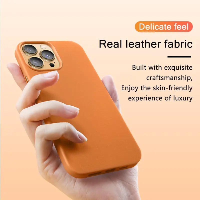 LEATHER MAGNETIC PHONE CASE