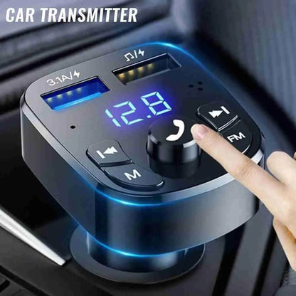 BLUETHOOT FM TRANSMITTER CAR PLAYER KIT