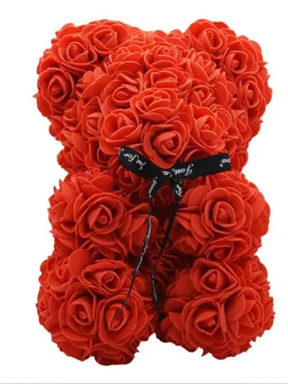 FLOWER ROSE TEDDY BEAR