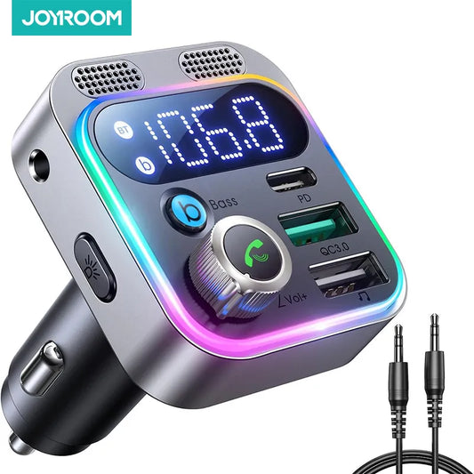 BLEUTOOTH FM TRANSMITTER CHARGER ADAPTER