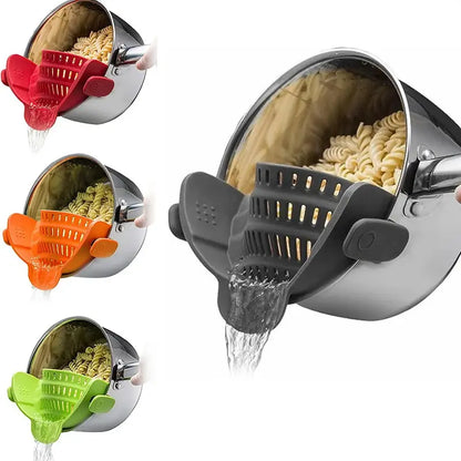 CLIP-ON SILICONE DRAINER STRAINER