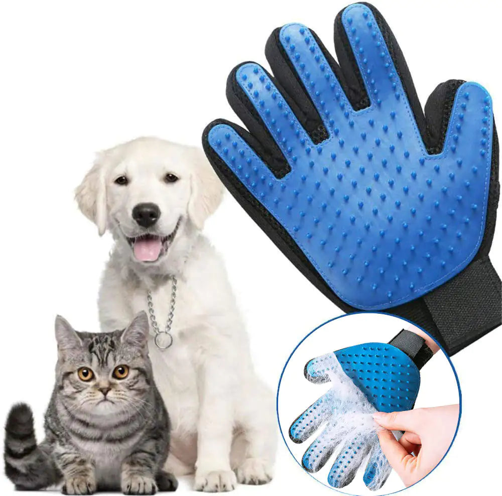 ANTI-HAIR GROOMING GLOVE FOR PETS