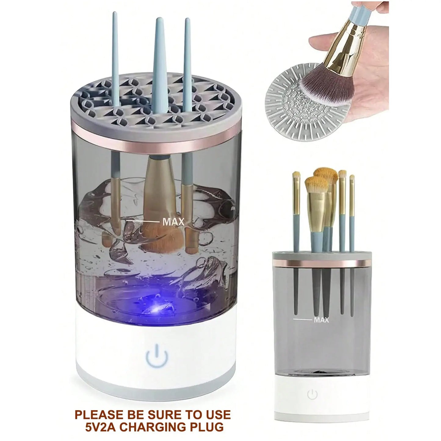 AUTOMATIC MAKEUP BRUSH CLEANING AND DRYING