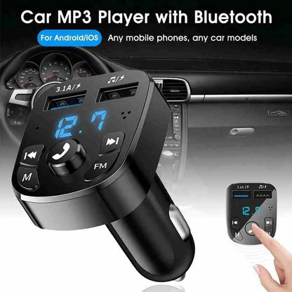 BLUETHOOT FM TRANSMITTER CAR PLAYER KIT