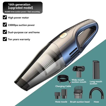 PORTABLE WIRELESS VACUUM CLEANER