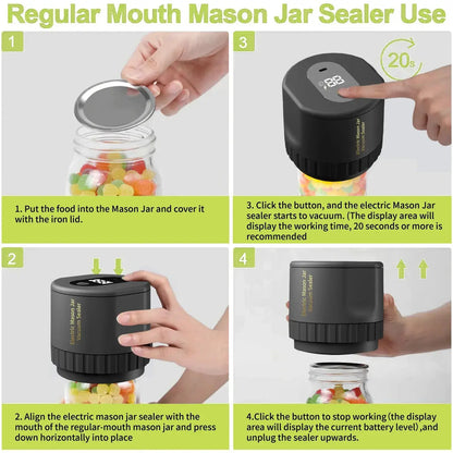 ELECTRIC JAR VACUUM SEALER