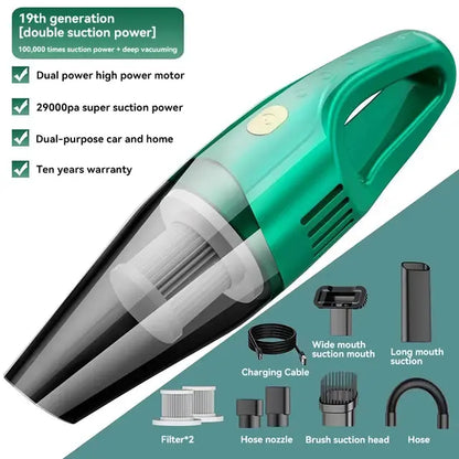 PORTABLE WIRELESS VACUUM CLEANER