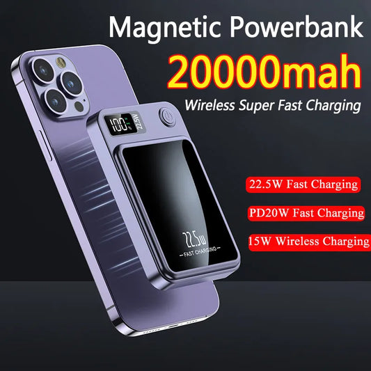 MAGNETIC WIRELESS CHARGER POWERBANK