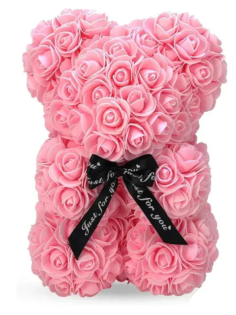 FLOWER ROSE TEDDY BEAR