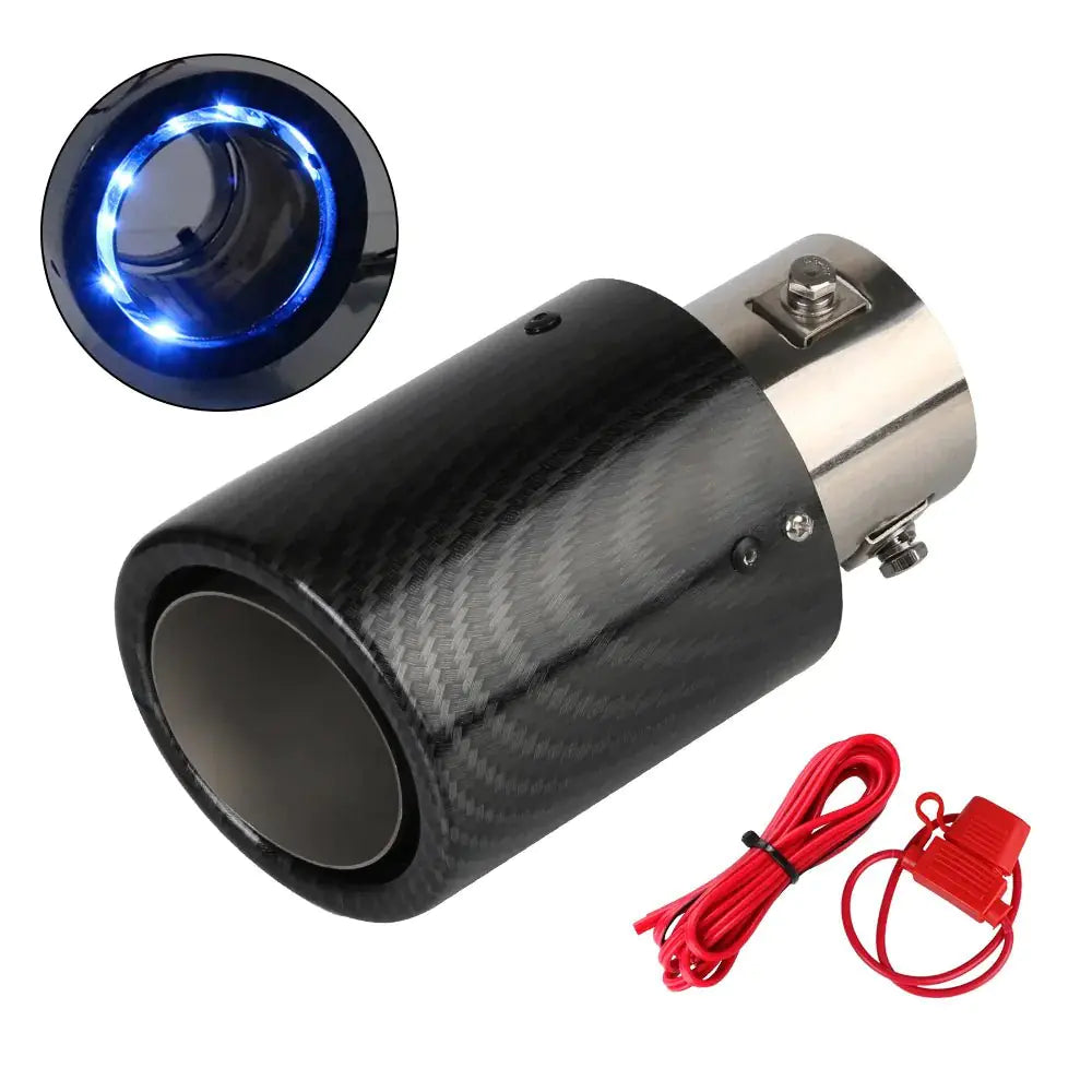 CAR AND MOTORCYCLE EXHAUST LED LIGHT PIPE