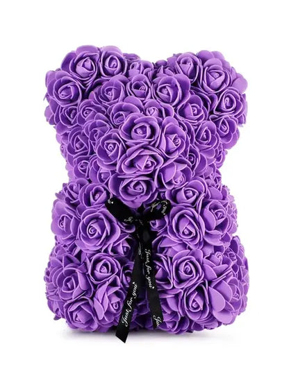 FLOWER ROSE TEDDY BEAR