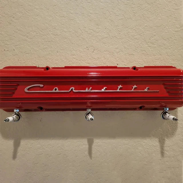 VINTAGE SCRIPT WALL RACK