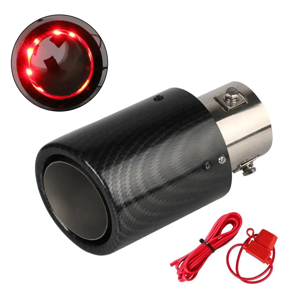 CAR AND MOTORCYCLE EXHAUST LED LIGHT PIPE